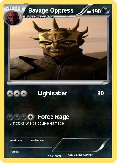 Pokemon Savage Oppress