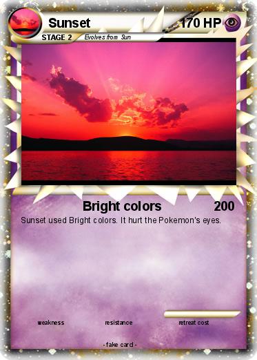 Pokemon Sunset