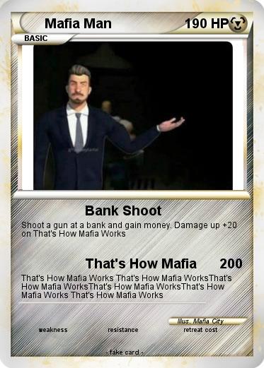 Pokemon Mafia Man