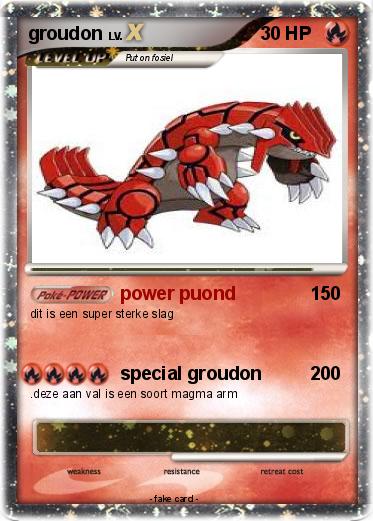 Pokemon groudon