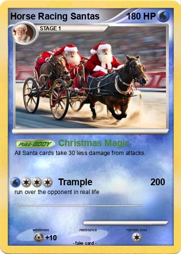 Pokemon Horse Racing Santas