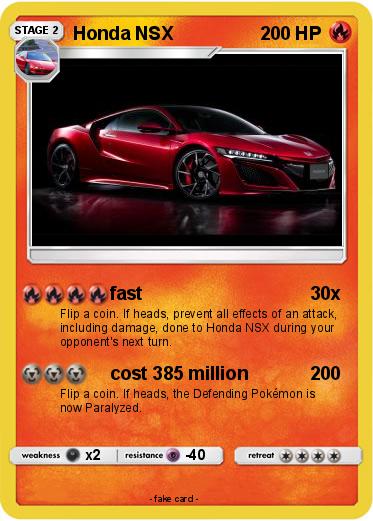 Pokemon Honda NSX