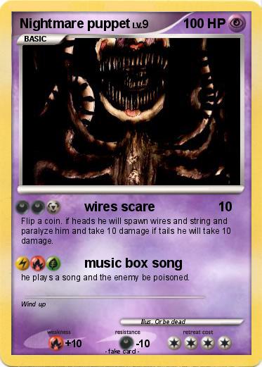 Pokemon Nightmare puppet