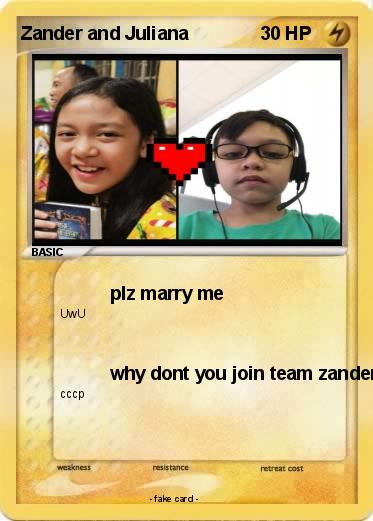 Pokemon Zander and Juliana