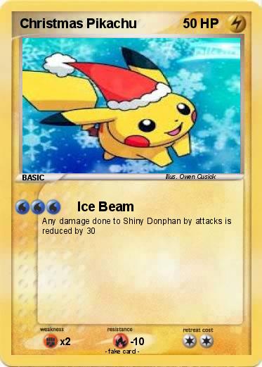 Pokemon Christmas Pikachu