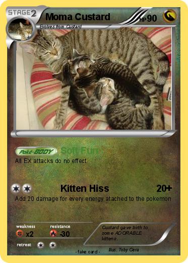 Pokemon Moma Custard