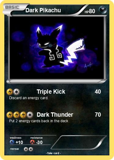 Pokemon Dark Pikachu