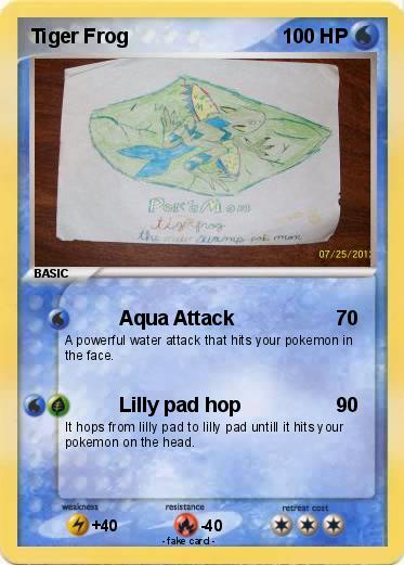 Pokemon Tiger Frog