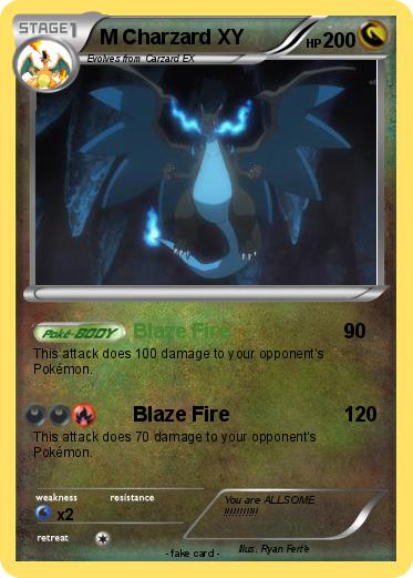 Pokemon M Charzard XY