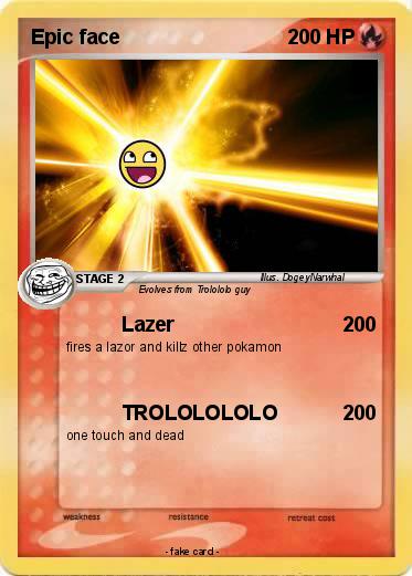 Pokemon Epic face