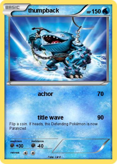 Pokemon thumpback