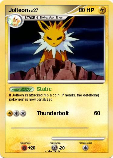 Pokemon Jolteon