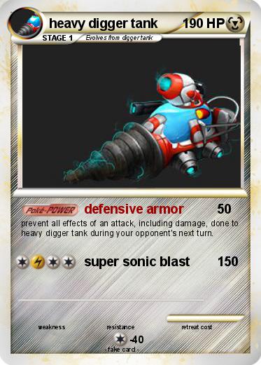 Pokemon heavy digger tank