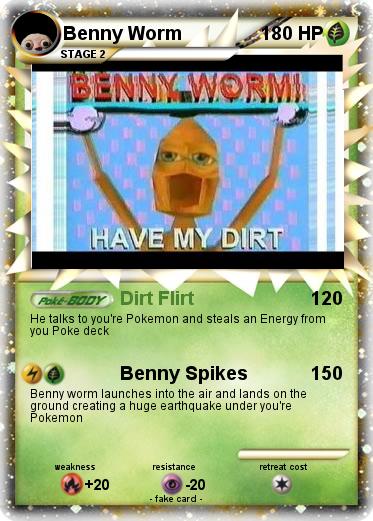 Pokemon Benny Worm