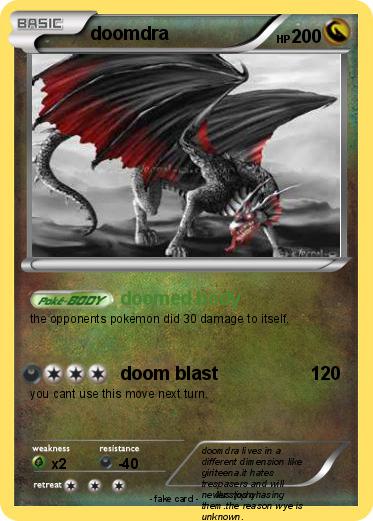 Pokemon doomdra