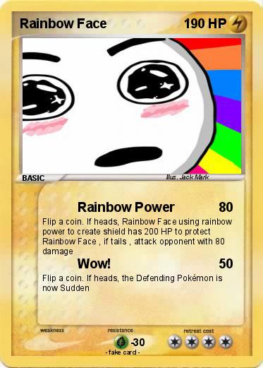 Pokemon Rainbow Face