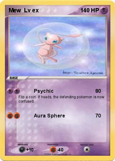 Pokemon Mew  Lv ex