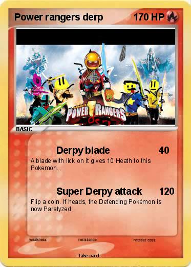 Pokemon Power rangers derp