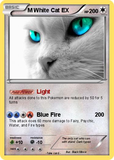 Pokemon M White Cat EX