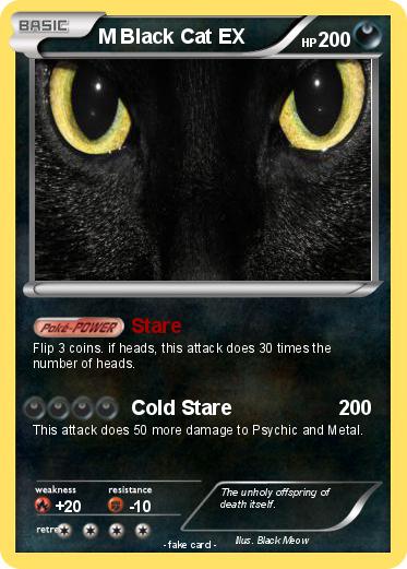 Pokemon M Black Cat EX