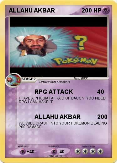Pokemon ALLAHU AKBAR