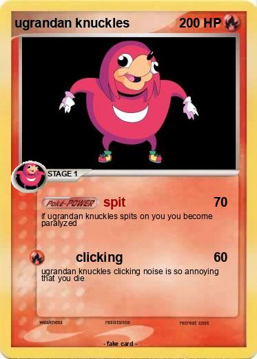 Pokemon ugrandan knuckles