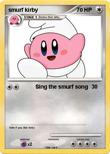 Pokemon smurf kirby