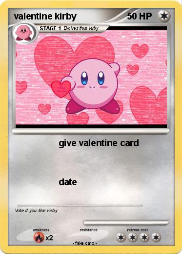 Pokemon valentine kirby