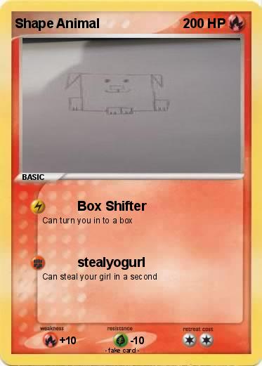 Pokemon Shape Animal