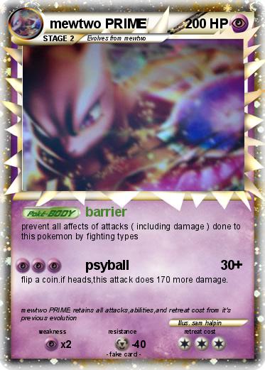 Pokemon mewtwo PRIME