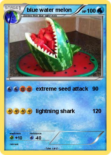 Pokemon blue water melon