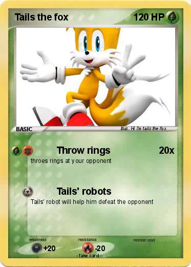 Pokemon Tails the fox