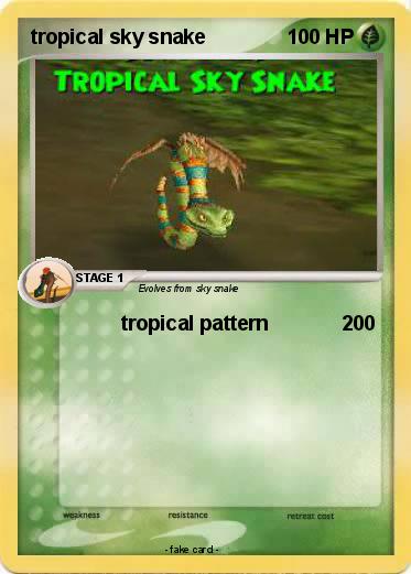 Pokemon tropical sky snake