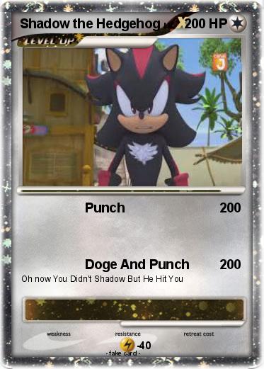 Pokemon Shadow the Hedgehog