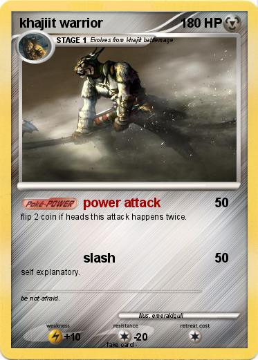 Pokemon khajiit warrior