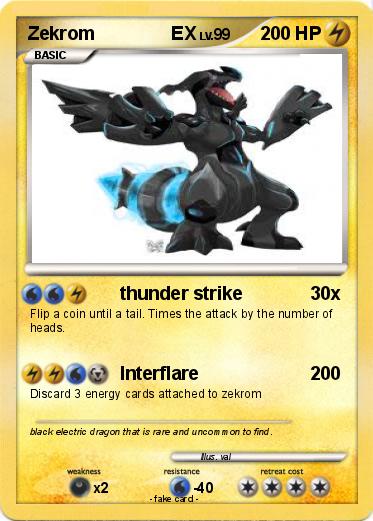 Pokemon Zekrom               EX