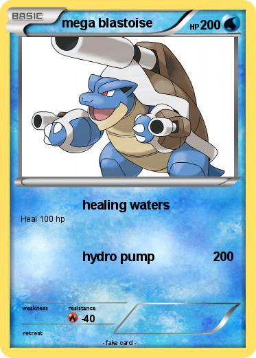 Pokemon mega blastoise