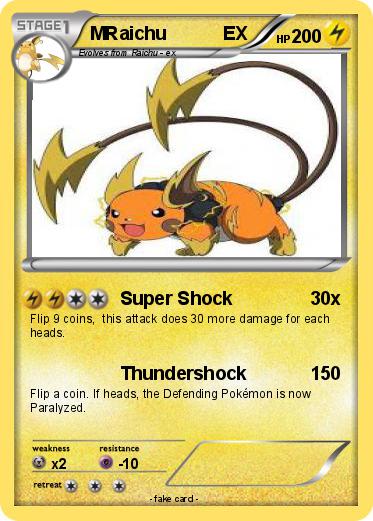 Pokemon MRaichu           EX