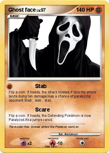 Pokemon Ghost face