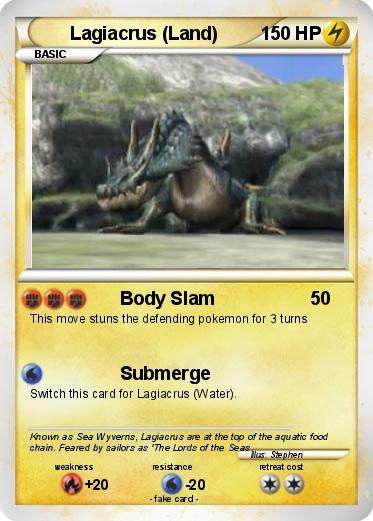 Pokemon Lagiacrus (Land)