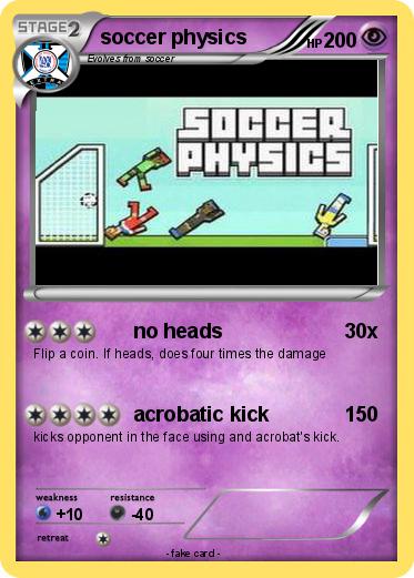 Pokemon soccer physics
