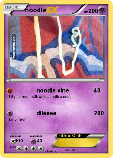 Pokemon noodle