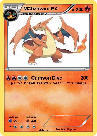 Pokemon MCharizard EX