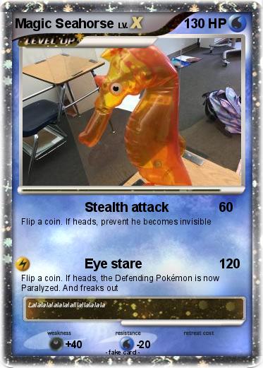 Pokemon Magic Seahorse
