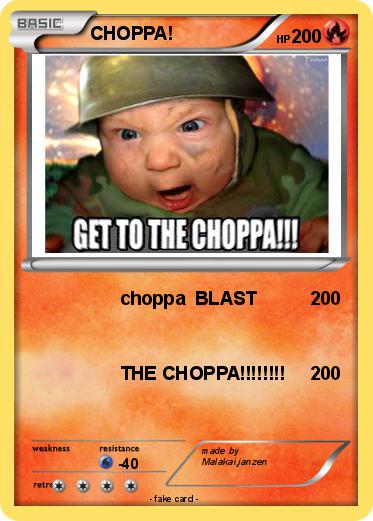 Pokemon CHOPPA!
