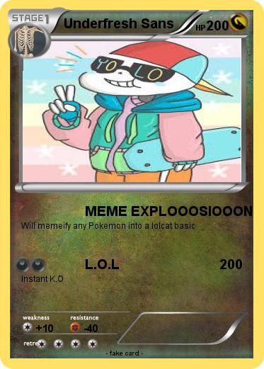 Pokemon Underfresh Sans