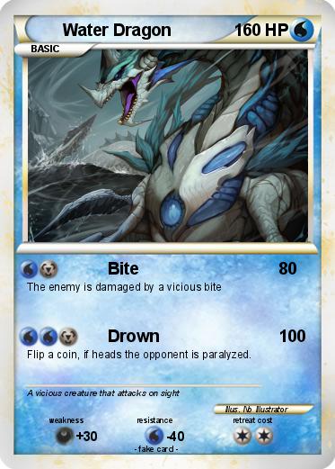 Pokemon Water Dragon