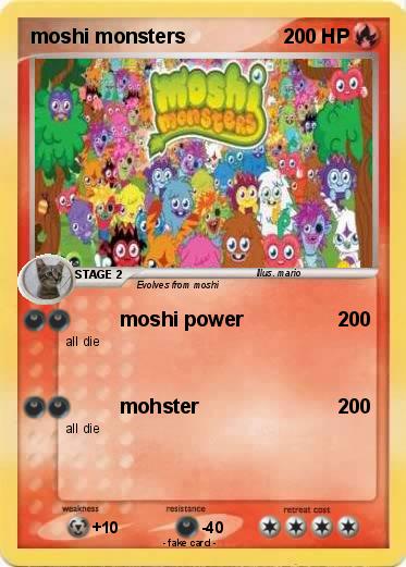 Pokemon moshi monsters
