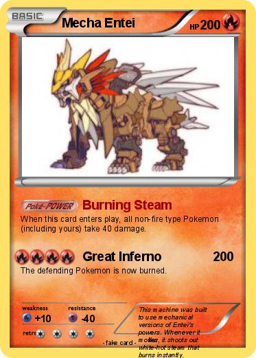 Pokemon Mecha Entei
