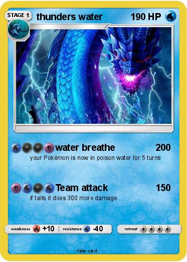 Pokemon thunders water